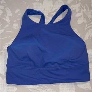 Lululemon Athletica Blue Sports Bra Seamless Racerback